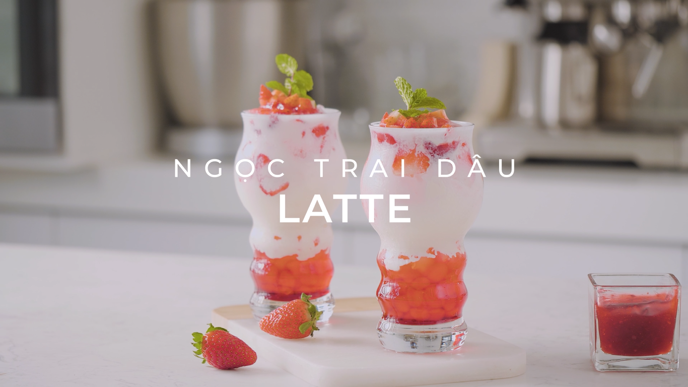 Latte Ngọc Trai Dâu